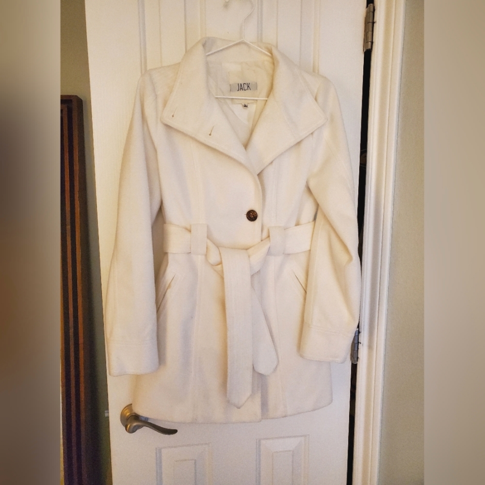 Jack by BB Dakota White Size Small Coat